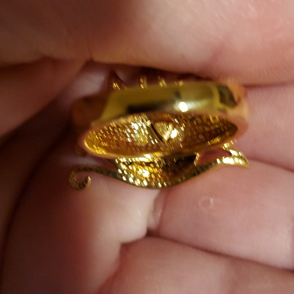 New Gold and Crystal Evil Eye Protection Ring. - Picture 4 of 4